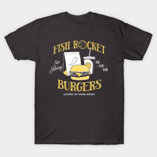 Fish Rocket Burgers T-Shirt